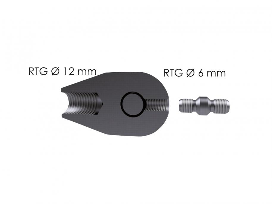 RUNPOTEC 20383 Karabina, závit RTG Ø 12mm RUNPOTEC 20383 Karabina, závit RTG Ø 12mm